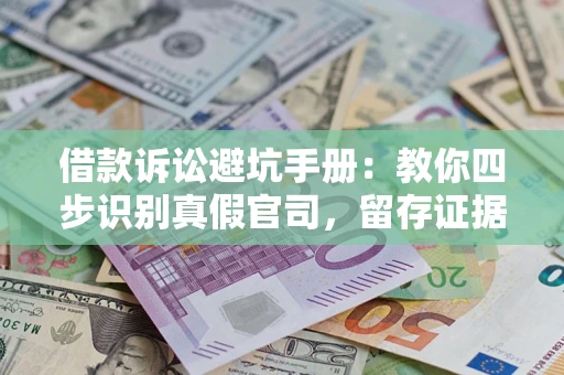 北京借款诉讼避坑手册：教你四步识别真假官司，留存证据不踩雷