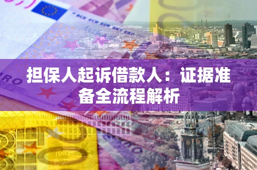北京担保人起诉借款人：证据准备全流程解析