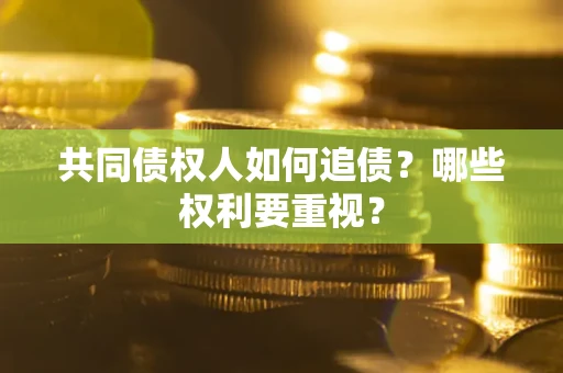 北京共同债权人如何追债？哪些权利要重视？