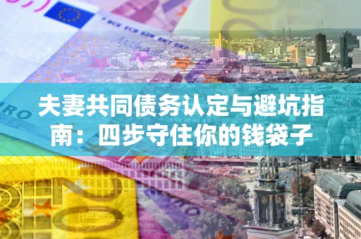 北京夫妻共同债务认定与避坑指南：四步守住你的钱袋子