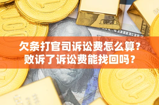 北京欠条打官司诉讼费怎么算？败诉了诉讼费能找回吗？