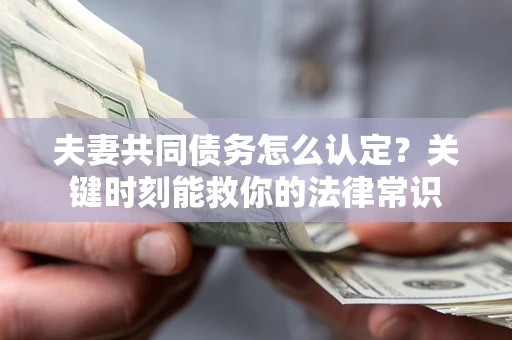 北京夫妻共同债务怎么认定？关键时刻能救你的法律常识