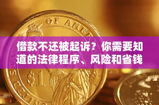 北京借款不还被起诉？你需要知道的法律程序、风险和省钱技巧