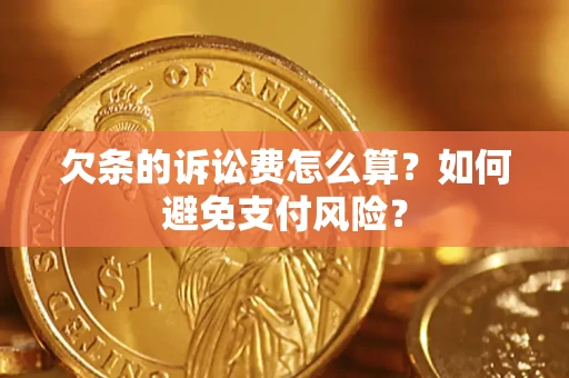 北京欠条的诉讼费怎么算？如何避免支付风险？